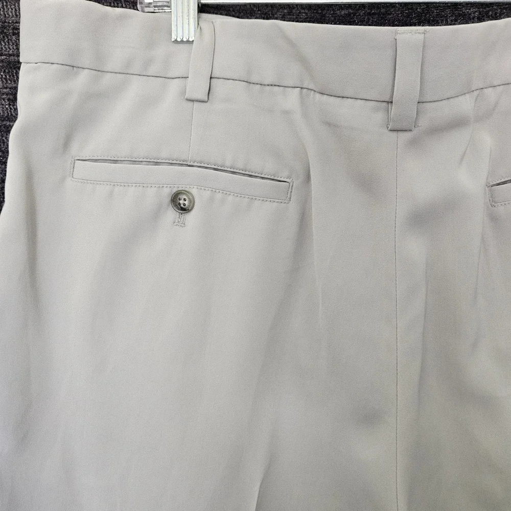 Axcess Dress Pants Men's 38x30 Light Tan Double Pleated Slacks/Business